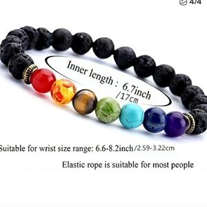 7 Chakra Healing Stone Beaded Bracelet